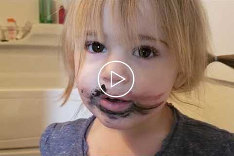 Funny Videos Silly Kids Getting Into Moms Makeup Compilation (2019)