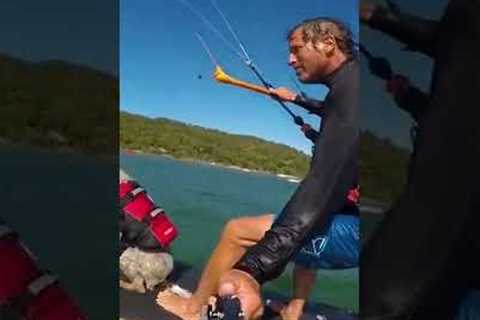 Adorable Dog Goes Surfing on Labor Day! #Shorts