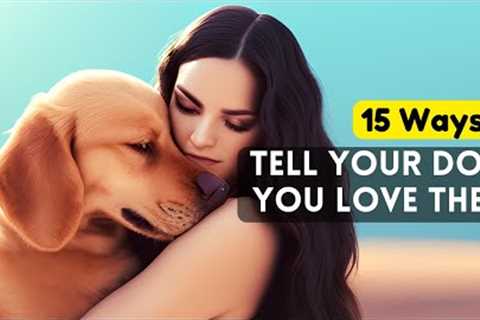 15 Ways to Tell Your Dog You Love Them - You're Doing It Wrong!