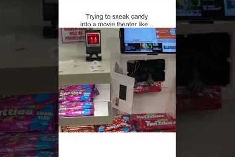 Hilarious Raccoon Steals Candy from Store!