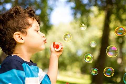 Funny and Cute Kids & Babies Blowing Bubbles