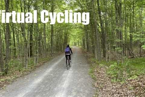 Virtual Biking in Scenic Nature - 90 Minutes on the Cataraqui Trail in Canada