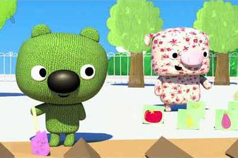 Happy Puppets - Learning to Garden - Cartoon Short for Toddlers and Kids