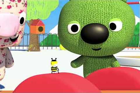 Happy Puppets - Buzzing Bees - Cartoon Short for Toddlers and Kids