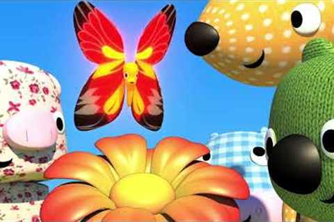 Happy Puppets - Butterflies - Cartoon Short for Toddlers and Kids