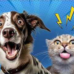 Funny & Cute 😺 Cats and Dogs 🐶 + Upbeat Music & Sounds