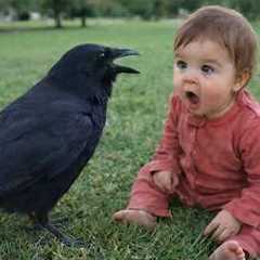 Crows are the SMARTEST and FUNNIEST Birds in the World Ever 🤣