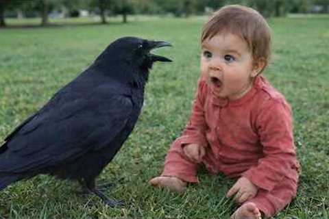 Crows are the SMARTEST and FUNNIEST Birds in the World Ever 🤣
