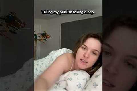 My bird checks on me when I sleep 🥹