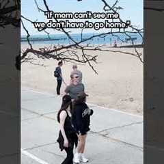 Dog Adorably Lies Down in Sand And Refuses To Leave