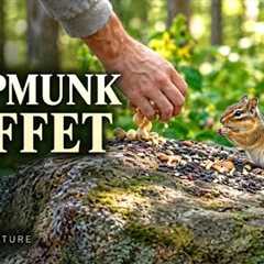 The Hand That Feeds the Chipmunks 🐿️ | A Peaceful Woodland Visit